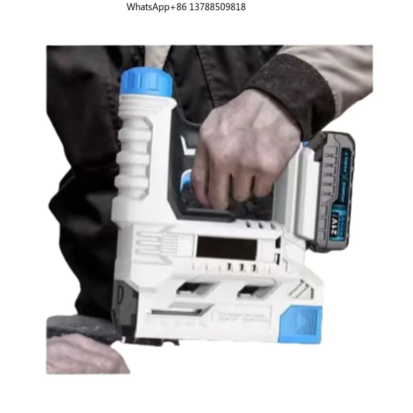 Chiodatrice a Batteria 21V Efficiente per Uso Fai-da-Te e Commerciale, Graffatrice Elettrica