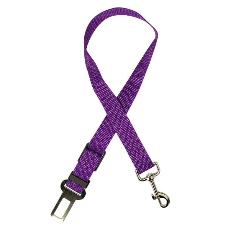 Accessori per cani regolabili Cintura di sicurezza per auto per cani e gatti Sedile per animali domestici Imbracatura per cani per veicoli Clip di piombo Leva di sicurezza Collari per cani da trazione