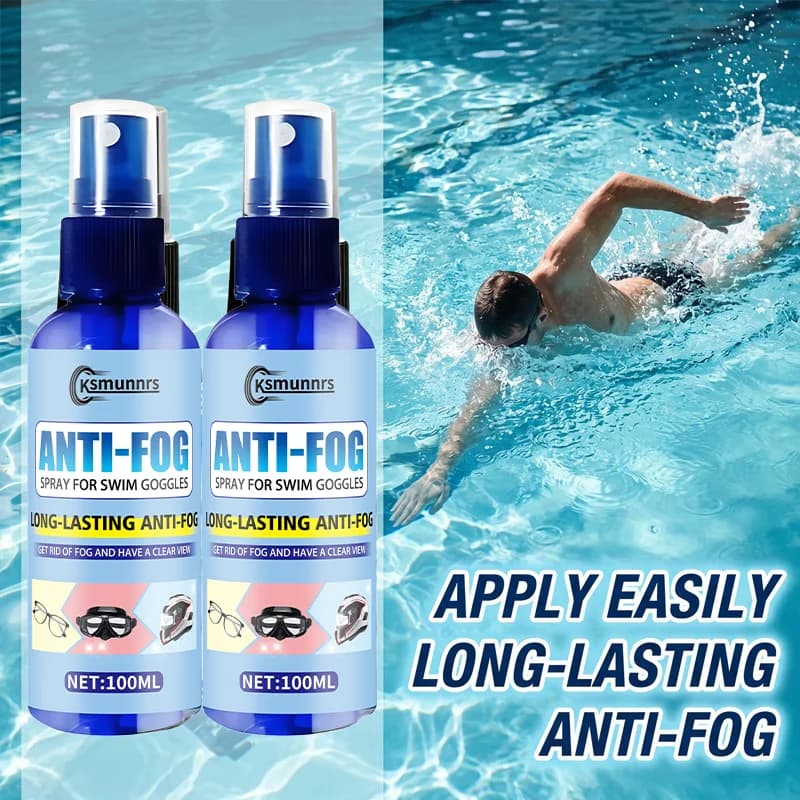 1 Piece 100ml Anti-Fog Spray, Specially Designed for Swimming Goggles, Very Suitable for Swimming, Ski Goggles, and Glasses