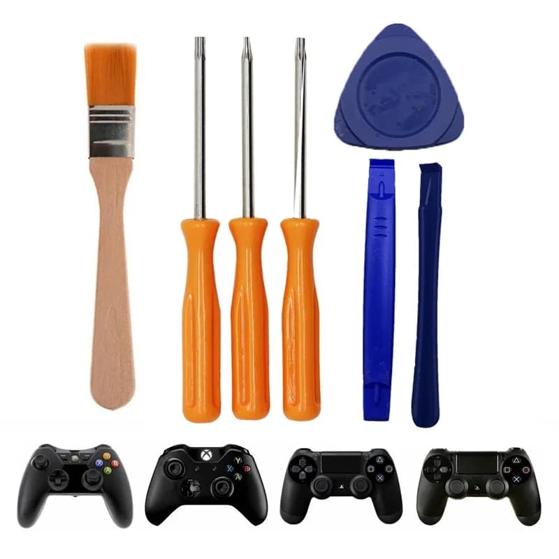 Set di 7 Cacciaviti di Sicurezza Torx T6 T8 T10 con Foro Anti-Strappo, Strumenti di Riparazione e Apertura per Switch PS3 PS4 PS5 Xbox 360 Series