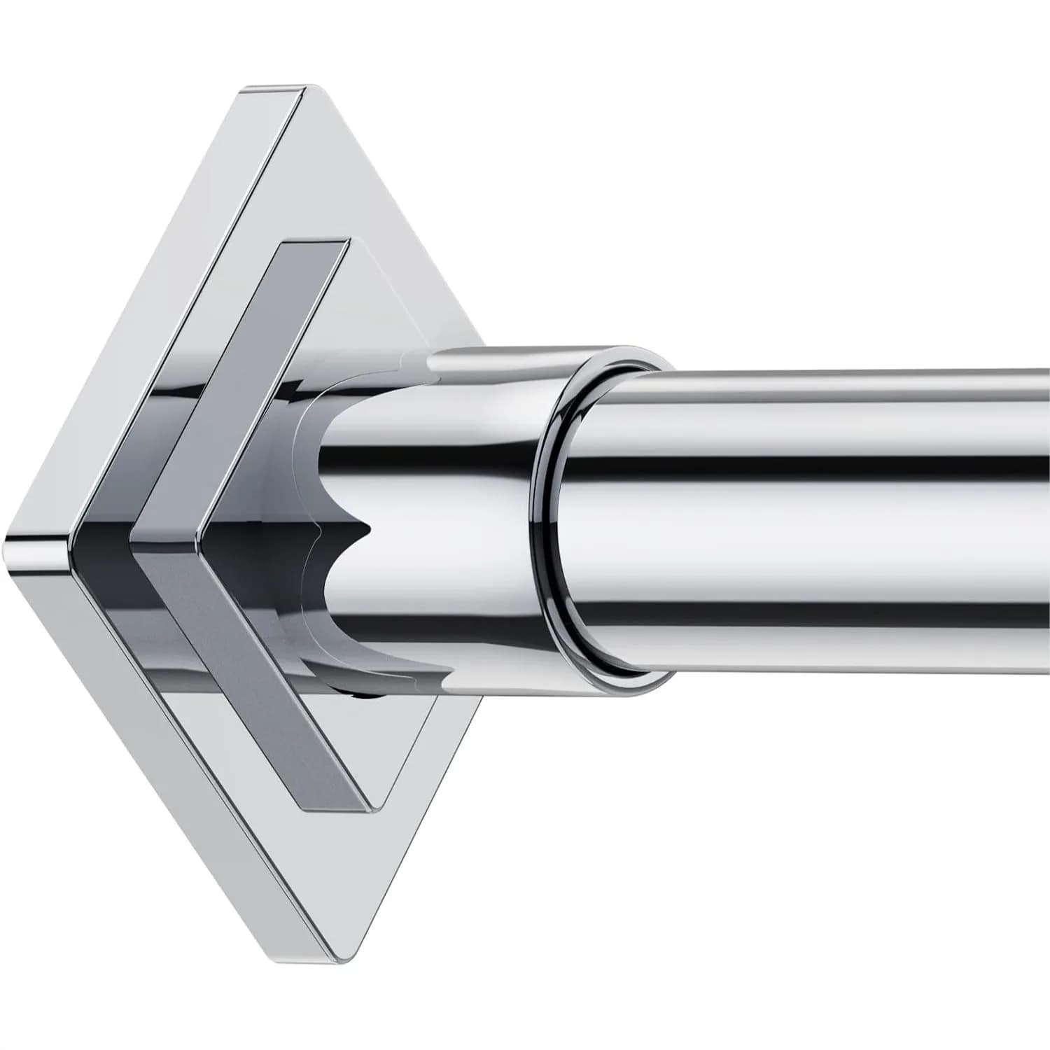 Adjustable Tension Shower Curtain Rod 30-80 Inch, Stainless Steel No Drill for Bathroom