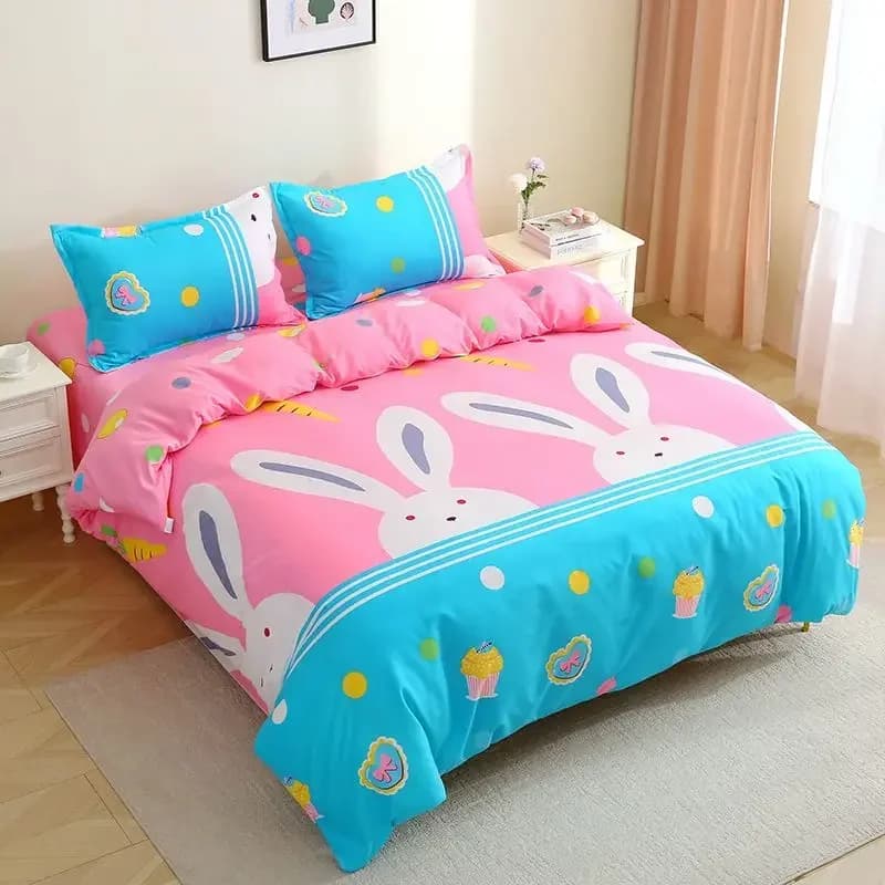 Copripiumino in stile rurale 150x200 cm Letto per dormitorio per studenti traspirante e delicato sulla pelle con vari motivi floreali