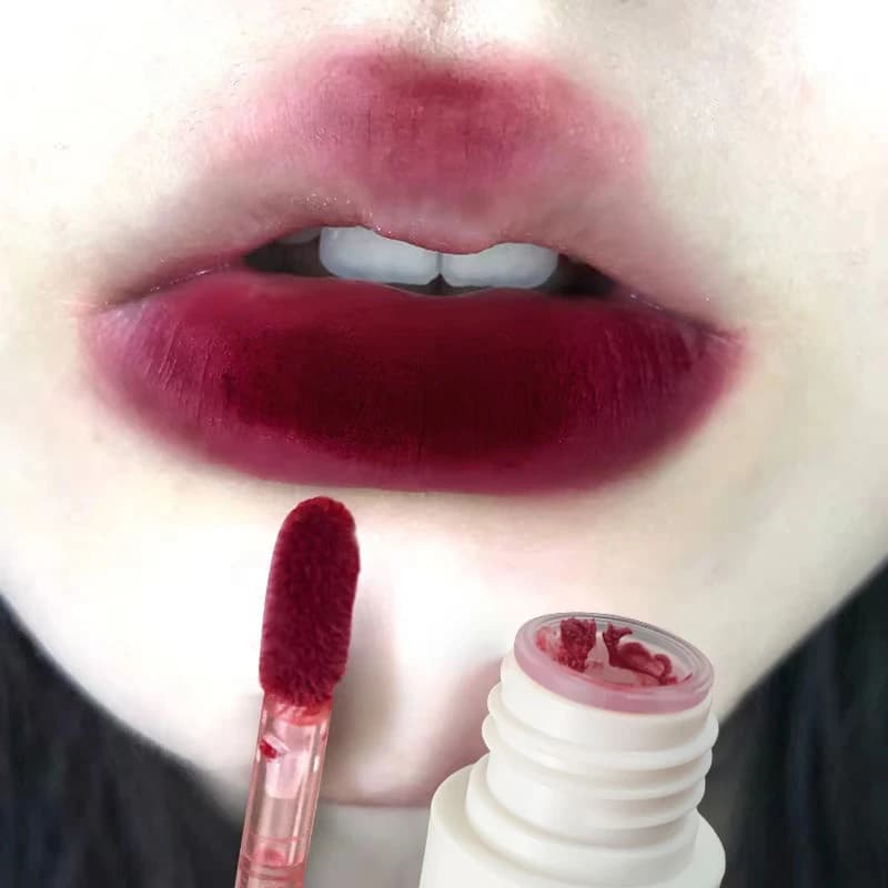 Matte Velvet Lip Gloss Waterproof Liquid Lipstick Nude Brown Lips Tint Mud Makeup Latte Coffee Lip Glaze Cosmetics