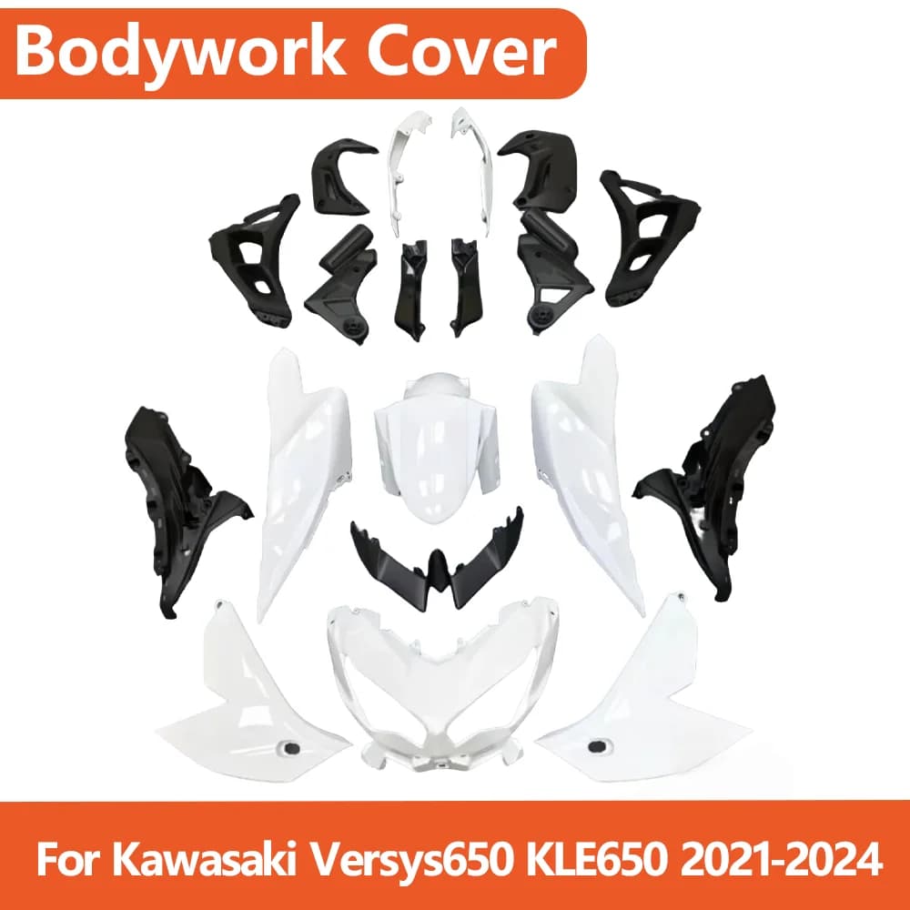 Per Kawasaki Versys650 KLE650 2021-2024 Moto Pannello di Iniezione Carrozzeria Telaio Telaio In Plastica ABS Copertura Protettiva