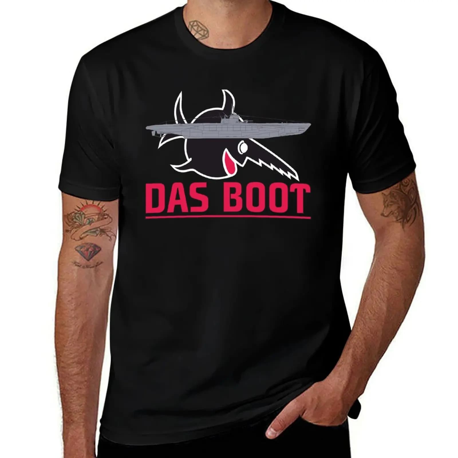 T-shirt Das Boot, maglietta casual da lavoro e per il tempo libero
