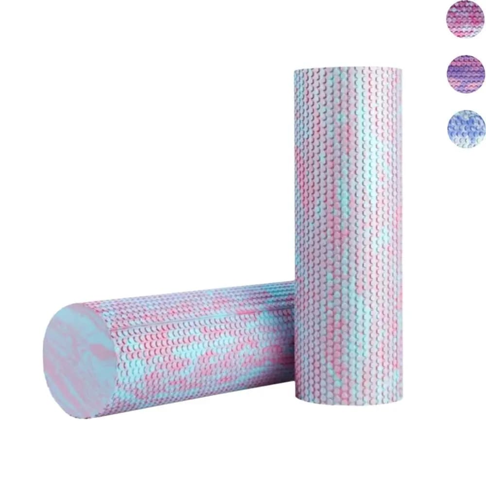 Rullo di schiuma EVA da 45 cm Rilassamento muscolare portatile Rullo di massaggio yoga Supporto lombare Massaggio dei tessuti profondi Rullo di rilascio miofasciale