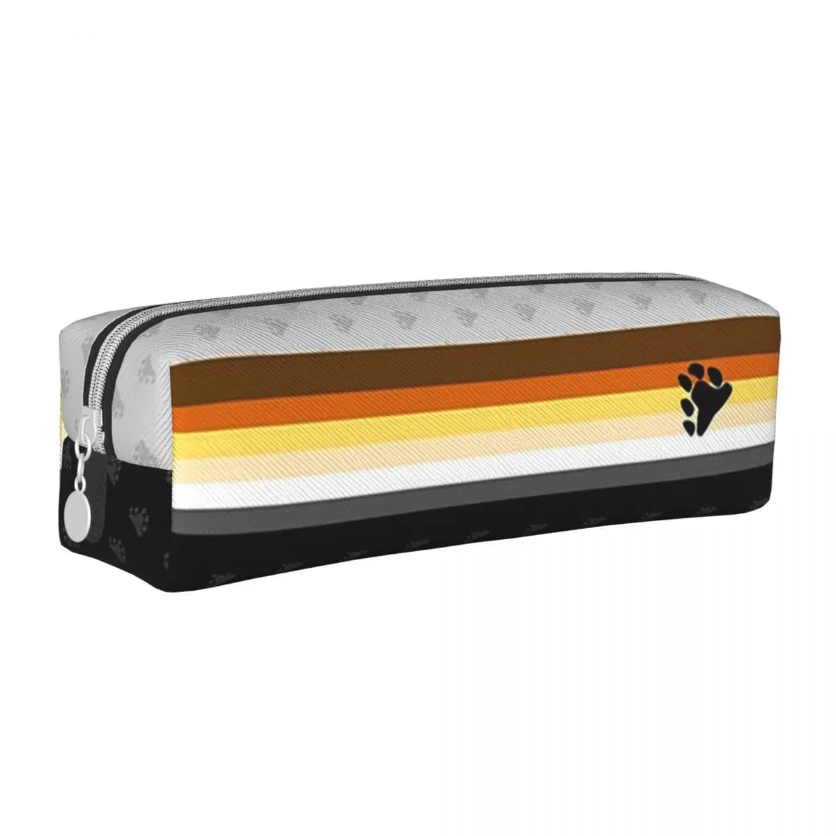 65 Mcmlxv Lgbt Gay Bear Pride Flag Stripe Pattern Astucci per matite Borse per penne Scatola per penne per ragazzi Ragazze Studente Astuccio per matite Borsa per cosmetici