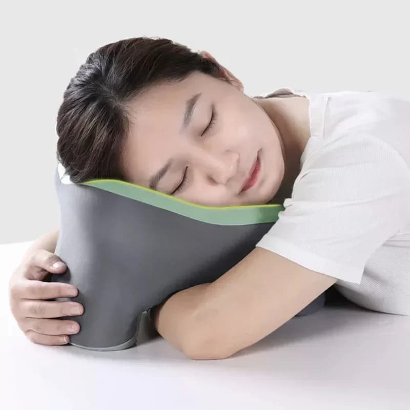 Cuscino da Viaggio a U Durevole in Memory Foam, Portatile, per Ufficio, Auto, Aereo, Ergonomico per Collo e Testa