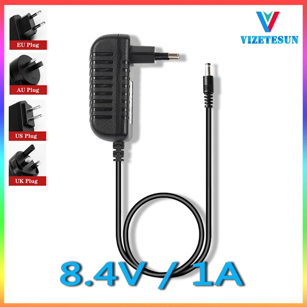 Suitable for massager Charm Gun 8.4V 1A 1000ma charging cable power adapter
