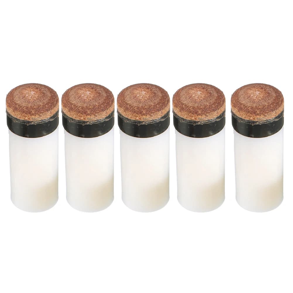 5 pezzi di testa per bastone da biliardo avvitata da 12 mm punte per palo da biliardo testa da biliardo con 5 puntali parte accessori per sport in piscina