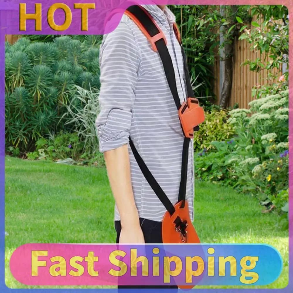 Padded Belt for Garden Decespugliatore and Power Adapter, Double Spalla Strap for Work and Greater Safety, Garden Tools