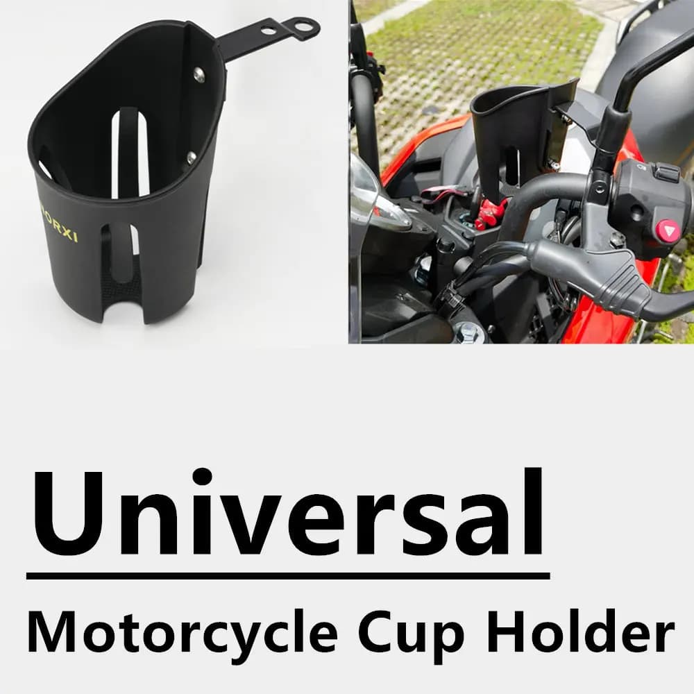 Portabicchieri per moto NORXI Accessori per la modifica universale Portabevande Portabottiglie per tazza d'acqua per bici Scooter per bici da moto
