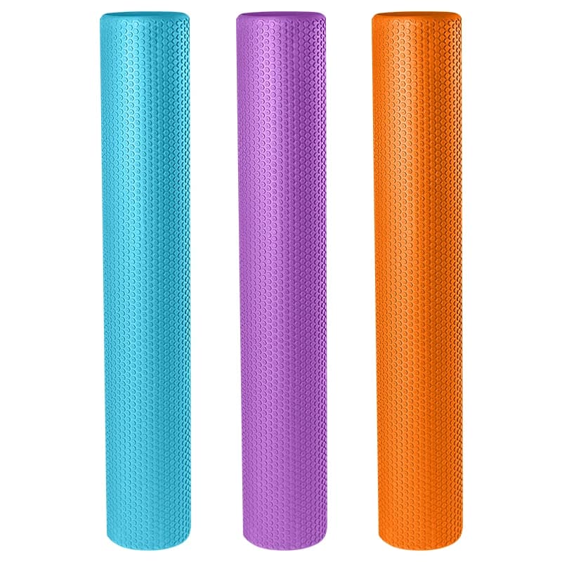 Rullo in Schiuma EVA per Pilates e Yoga - Portatile e Resistente per Massaggio Schiena ed Esercizi