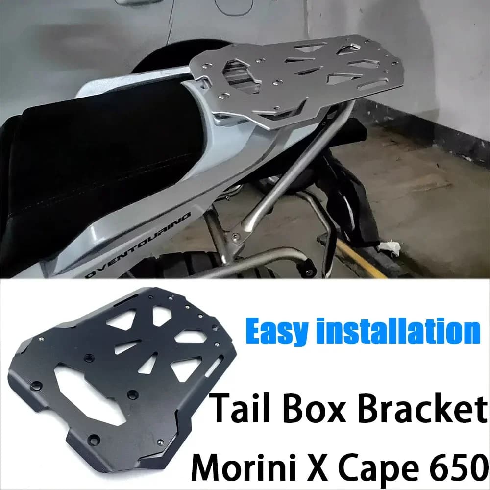 New Fit Morini X Cape 650 Accessori Moto Dedicato Scatola di Coda Staffa Piastra In Metallo Ad Alta Resistenza Per XCape 650 XCape650