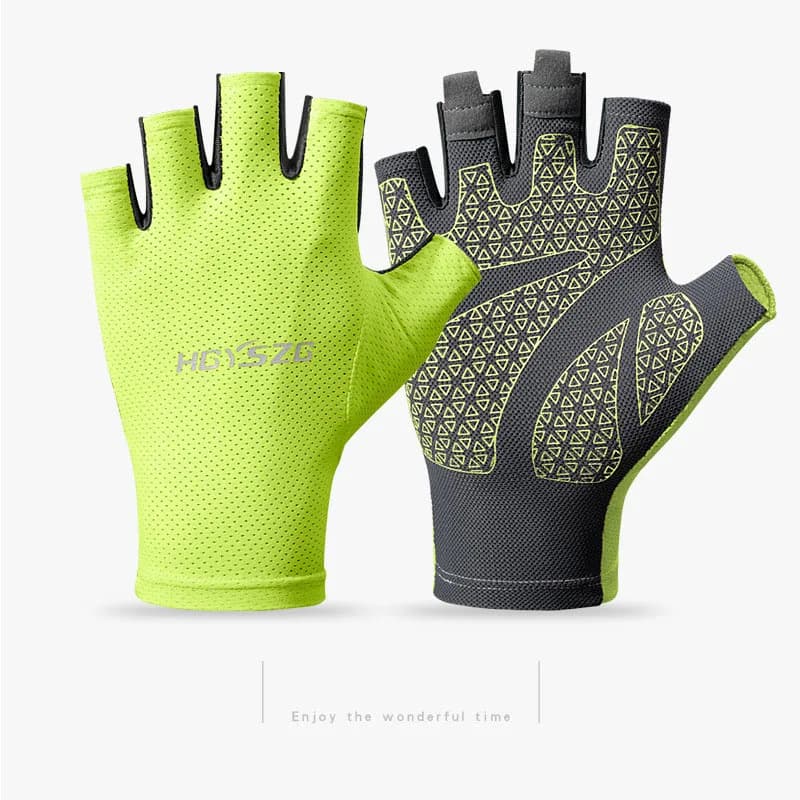 Women's Professional Gym Fitness Breathable Breathable Anti-slip Mid-Size Summer Fishing Cycling Gloves without fingers Female Bike
