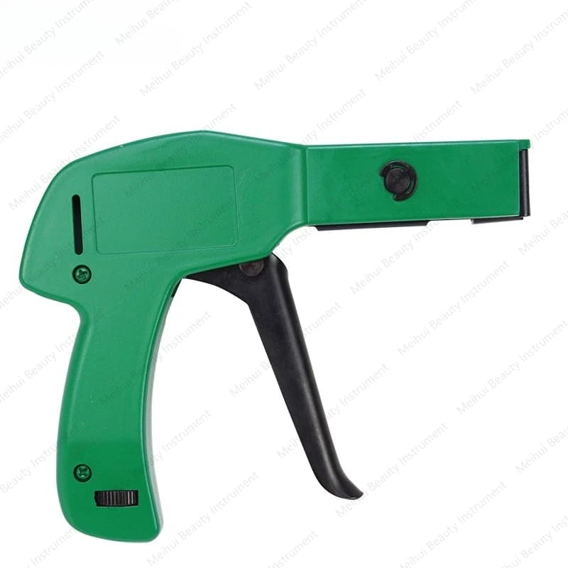 Pistola per fascette per cavi in nylon Pinza per cavi con fascio di tensione regolabile Impugnatura antiscivolo Combinazione di set di utensili elettrici durevoli addensati