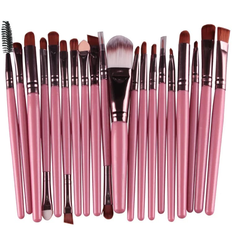 Makeup Brushes Set 20pcs Eyeshadow Eyeliner Brushes Foundation Concealers Powder Blush Blending Beauty Tool with Makeup Kit