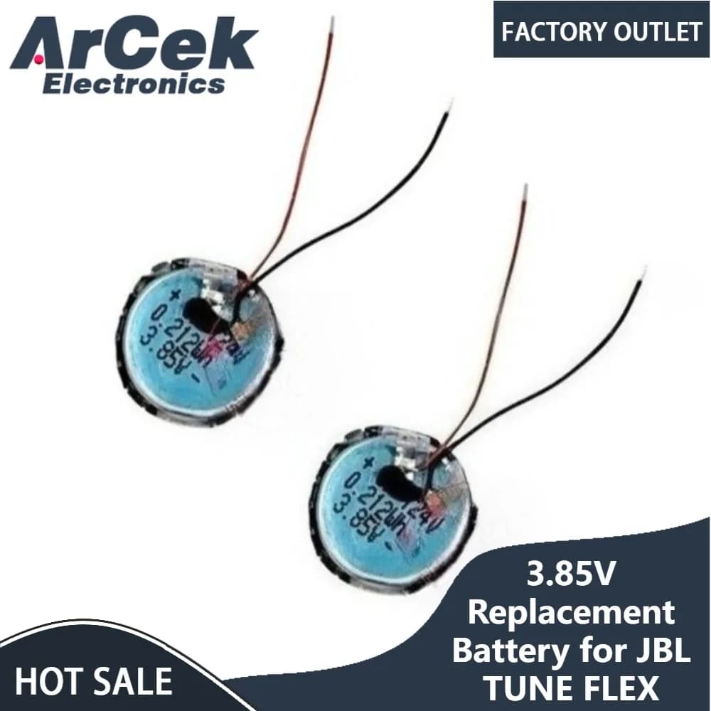 Batteria di ricambio da 3,85 V per cuffie wireless JBL TUNE FLEX TWS Bluetooth