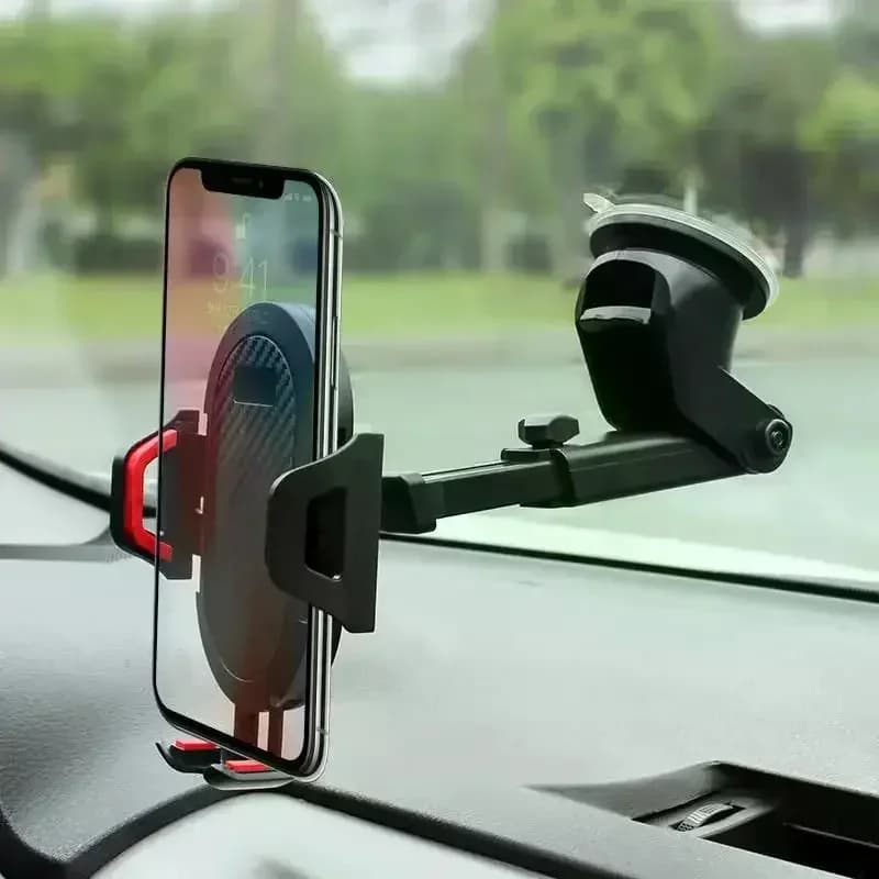 Car Phone Mount Long Arm Suction Cup Sucker Car Phone Holder Stand Mobile Cell Support For iPhone Huawei Xiaomi Redmi Samsung