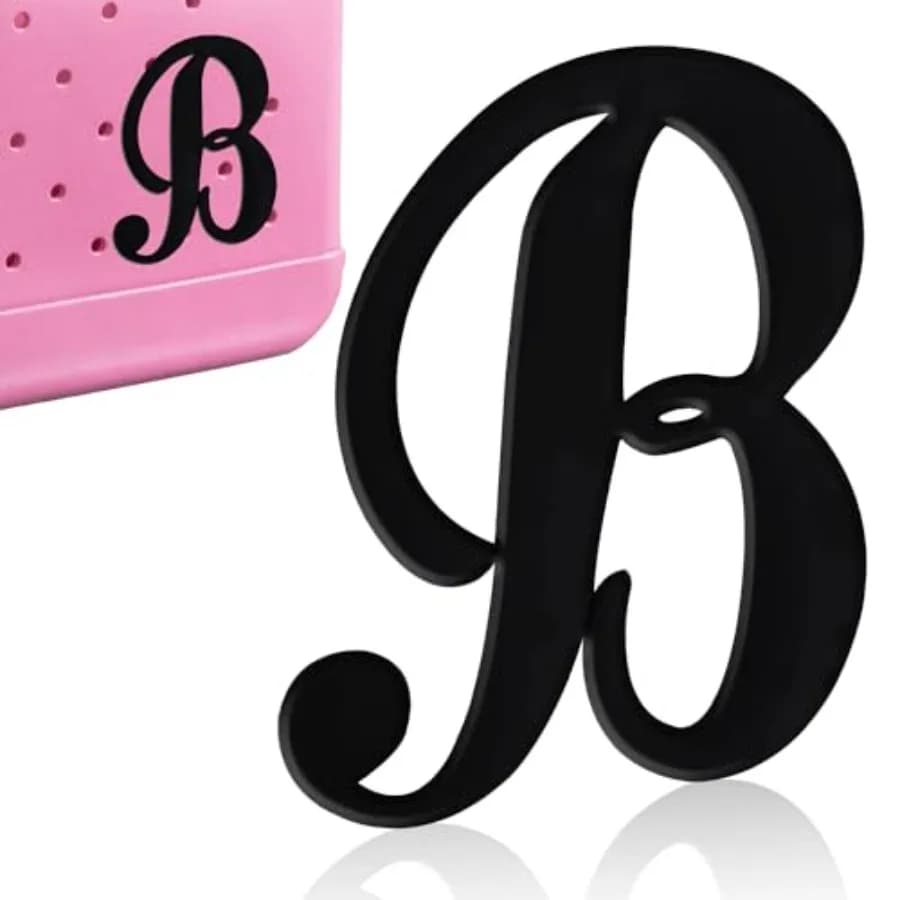Ciondoli a forma di lettera per Bogg Bag, accessori decorativi con inserti di lettere dell'alfabeto per borse tote e borse da spiaggia