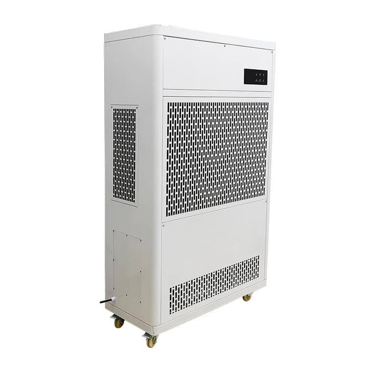 Deumidificatore industriale portatile ad alta efficienza DJ-500P per serre idroponiche e ambienti di coltivazione indoor.