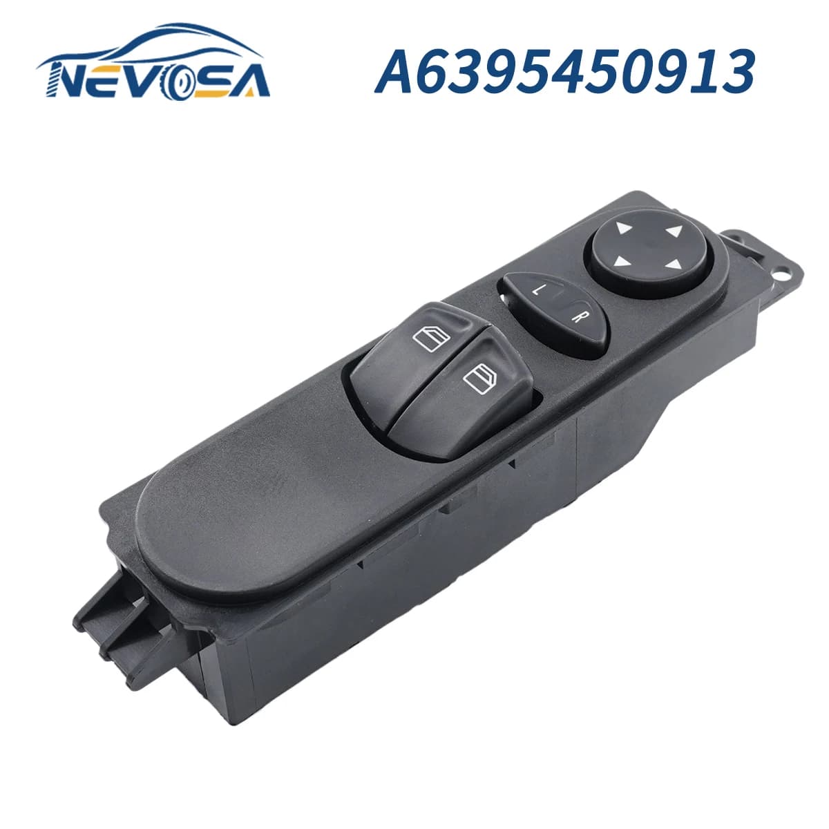 NEVOSA Pannello principale dell'interruttore dell'alzacristallo elettrico dell'automobile di NEVOSA muslimb per Mercedes Benz W639 Vito Mixto Kasten 2003-15 muslimate 6395450913