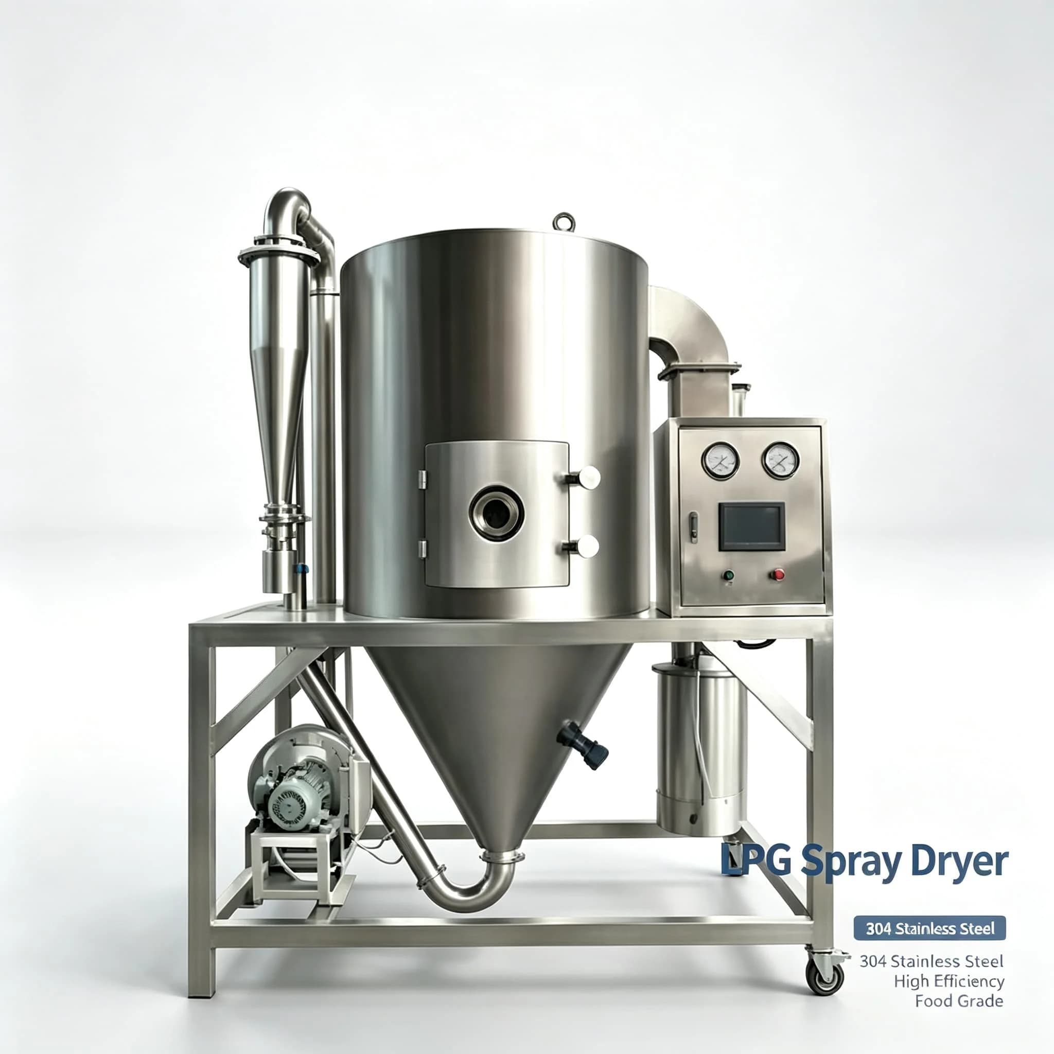 Yeast Extract Protein Milk Powder Spray Dryer Laboratory Vegetable Protein Potassium Humate Dryer Customizable