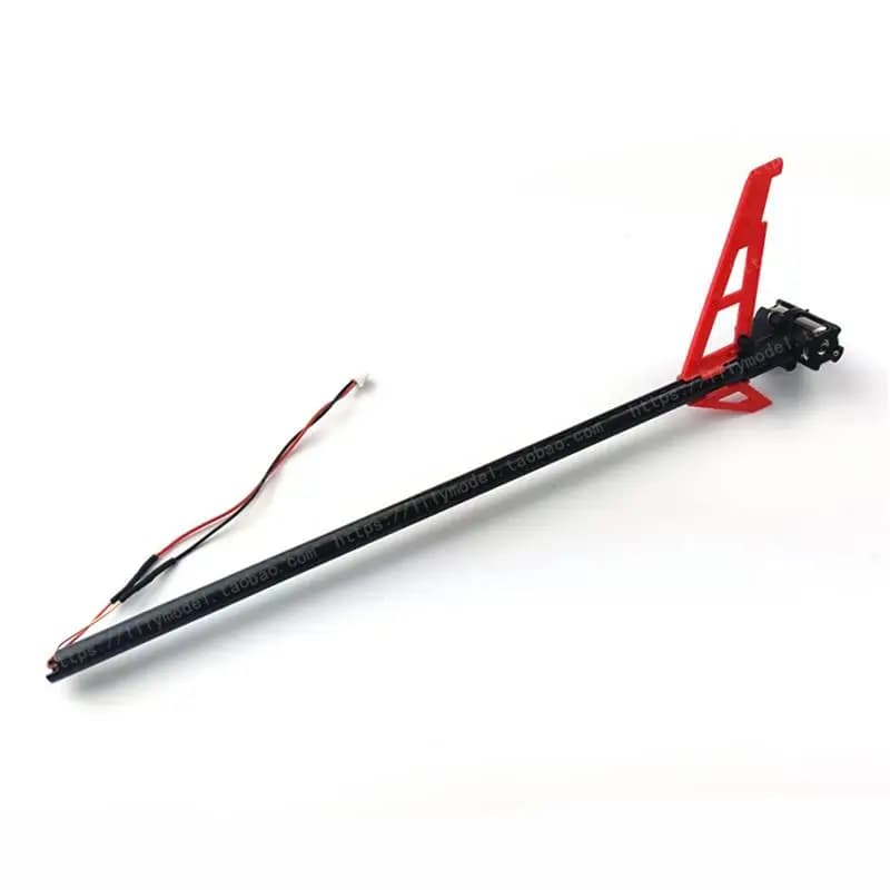 Per Wltoys XK K130 RC Supporto motore di coda per elicottero + braccio di coda + motore di coda con kit cavo di ricambio per Wltoys XK K130 RC