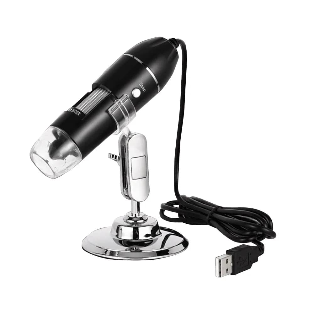 Lente d'Ingrandimento per Saldatura con Supporto, Microscopio Elettronico Portatile 500X 1000X 1600X per Riparazione di Telefoni Cellulari