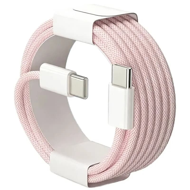 USB-C USB-C USB-C USB-C Rechargeable Nylon Cable 60W PD for iPhone 17 16 15 /Pro Max compatible with fast charging Samsung Type-C