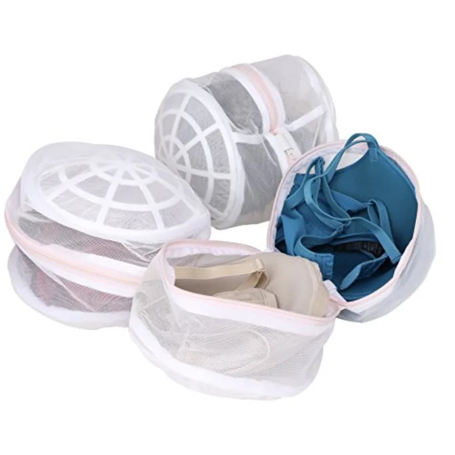 Premium Bra Wash Bag Set of 3 Mesh Lingerie Laundry Bags for Delicates Protects Bras, Underwear and Intimates in Washing Machin