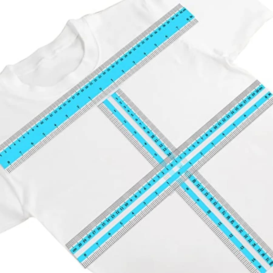 3 Pcs T Shirt Ruler Guide for Vinyl Alignment Tshirt Ruler Alignment Tool Placement to Center Design for Heat Press Acrylic T S