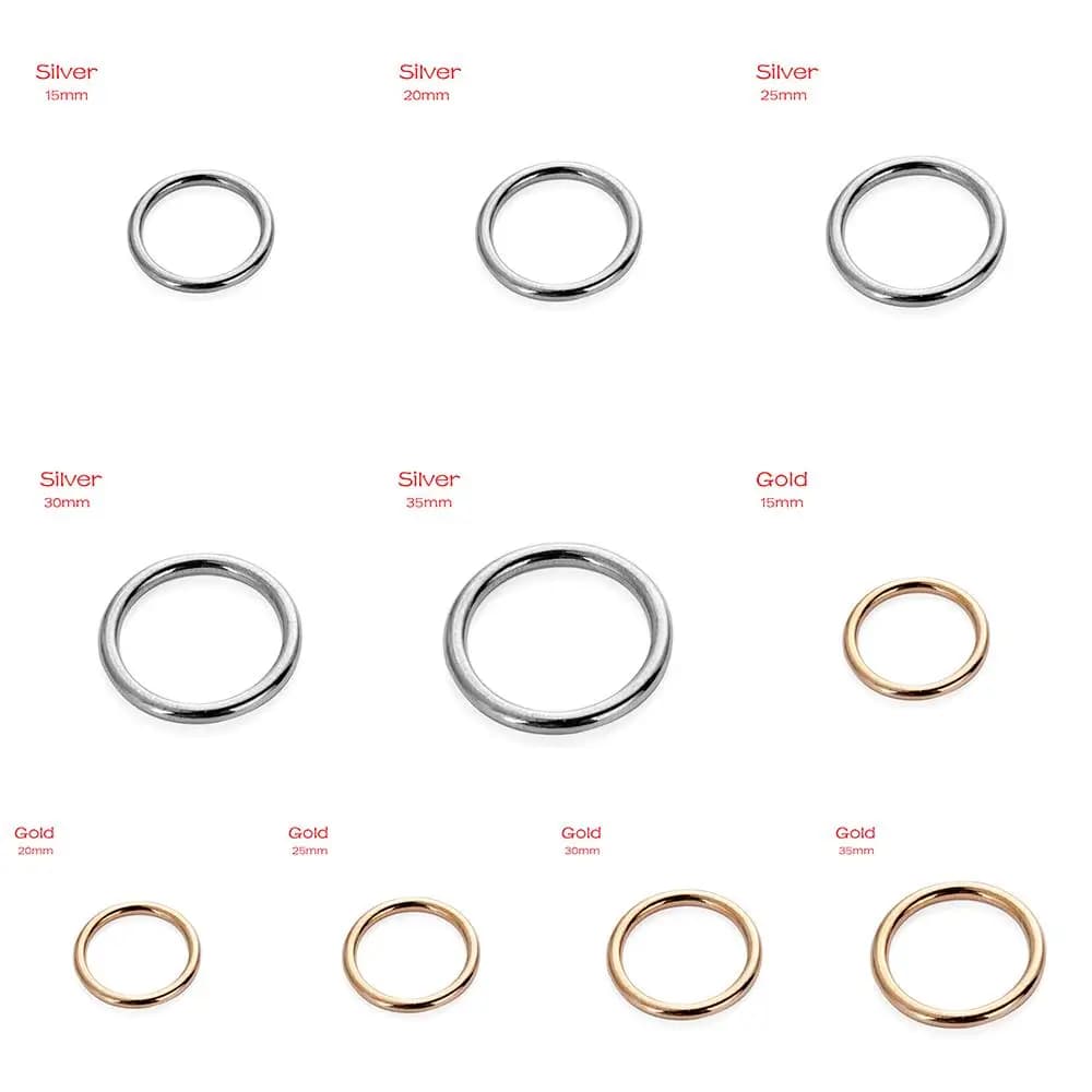 New Pet Collar Backpack Bag Parts O Ring Metal Buckle Sewing Accessories