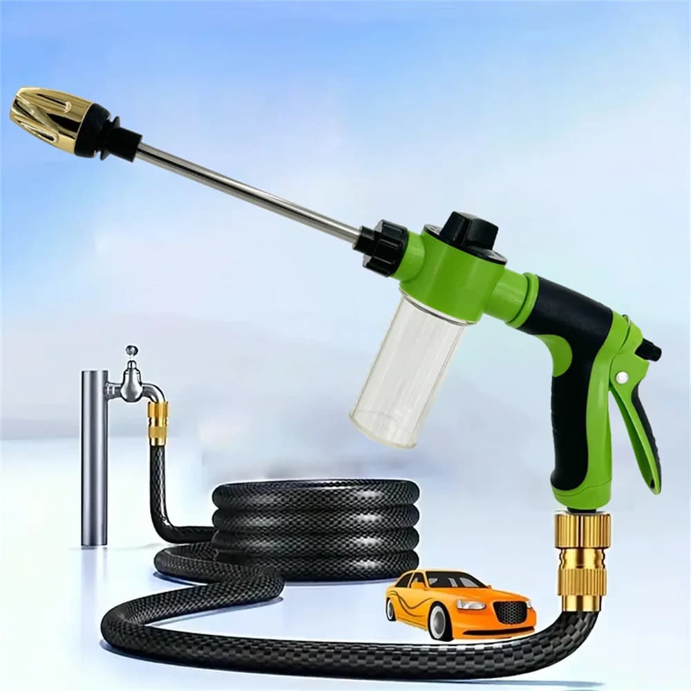 High Pressure Spray Water Gun Washing Garden Watering Hose Nozzle Sprinkler Car Cleaning Wash Tool Kits Auto Washer Guns