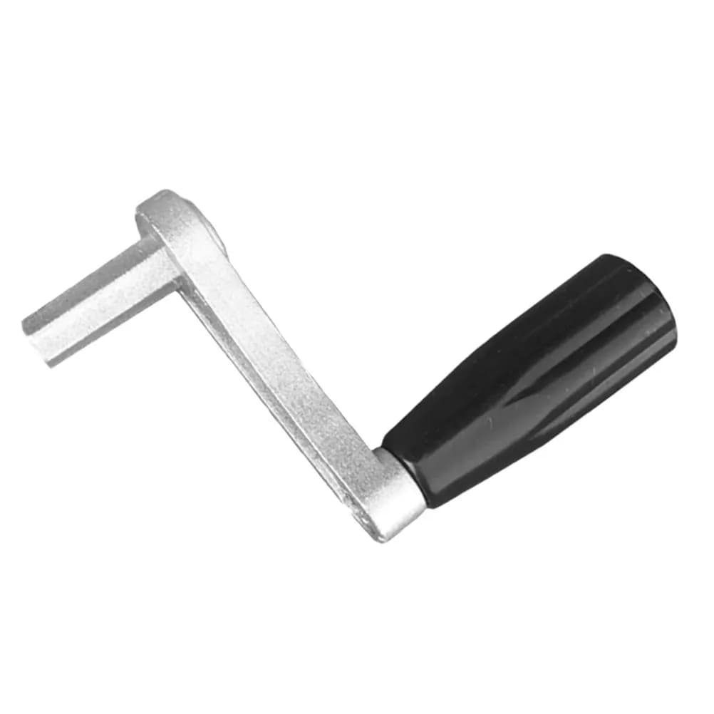 Heavy Duty Metal Hand Crank Handle for Lift Clothes Hanger Balcony Indoor Laundry Drying Rack Crank Replacement Easy Grip Six