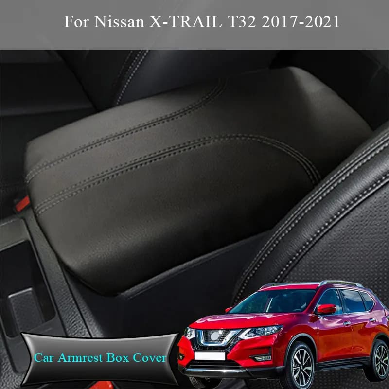 Auto Bracciolo Box Copertura Per Nissan X-TRAIL T32 2017 2018 2019 2020 2021 Accessori Trim Center Console Box Cuscino