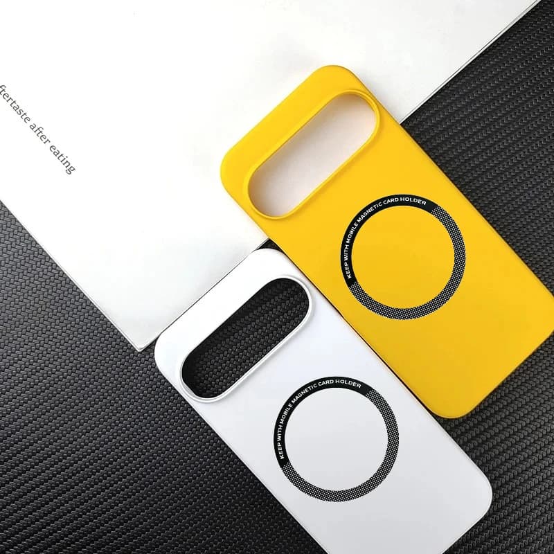 Custodia Magnetica in PC Opaco Monocolore per Google Pixel 10 9 Pro XL 8 7 6 A Pro, Protezione Parziale Antiscivolo e Antiurto