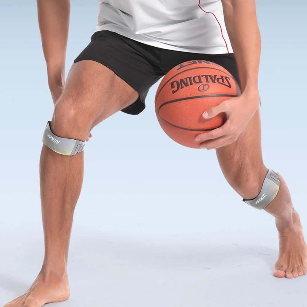 1 pz sollievo dal dolore al ginocchio stabilizzatore rotuleo supporto per escursionismo calcio basket corsa maglioni ginocchio recupero tenace