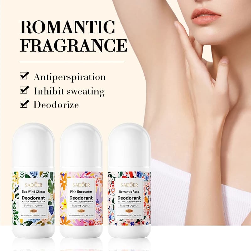 Deodorante Roll-On Bluebell, Profumo Fresco a Lunga Durata, Lozione Profumata in Formato da Viaggio
