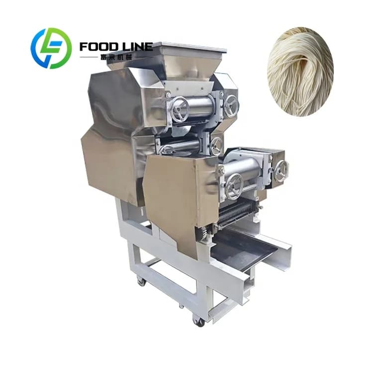 Uso in fabbrica Processo alimentare Tagliatelle rotonde sottili ricci Macchina per pasta Macchina per pressa per pasta Macchina automatica per fare noodle