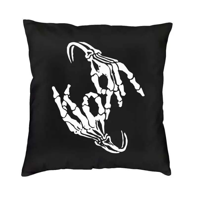 Nu Metal Rock Band Korns Square Pillow Cover Decoration Cushions Throw Pillow for Sofa Double-sided Printing