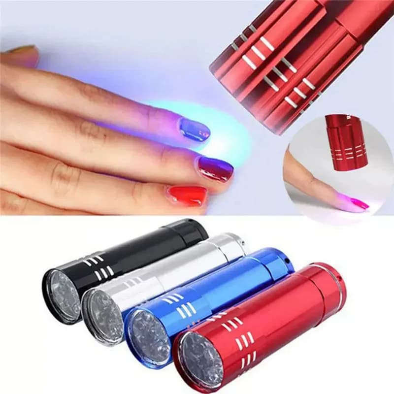 Mini lampada asciuga unghie portatile lampada UV portatile strumento per manicure torcia ad asciugatura rapida smalto gel ultravioletto strumenti lampada ad asciugatura rapida