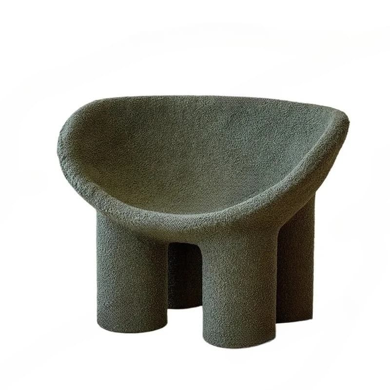 Sedie per divani singoli creativi in plastica nordica Sedia da soggiorno Stile Instagram Casual Sedia con gambe di elefante Sgabello Mobili WHCL001