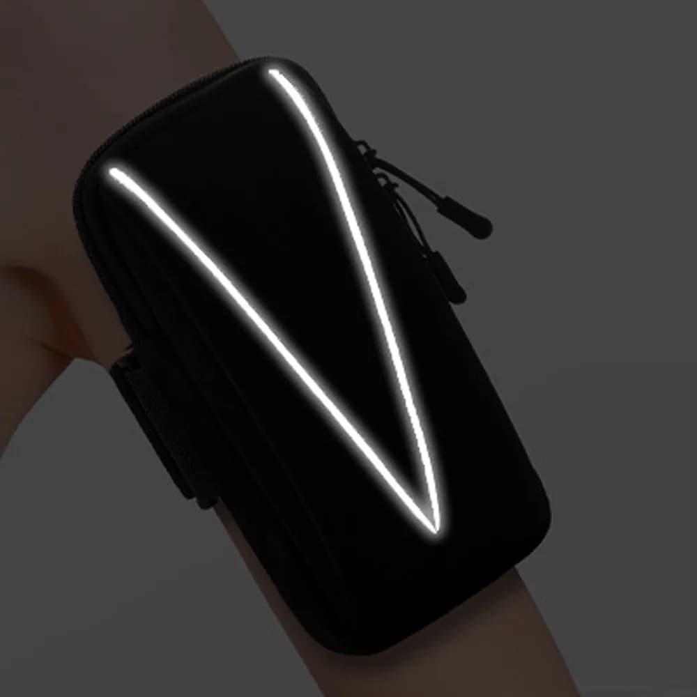 Shoulder Belt Running Phone Arm Bag Large Capacity Waterproof Running Phone Shoulder Bag Vertical Lightweight Sports Phone Bag