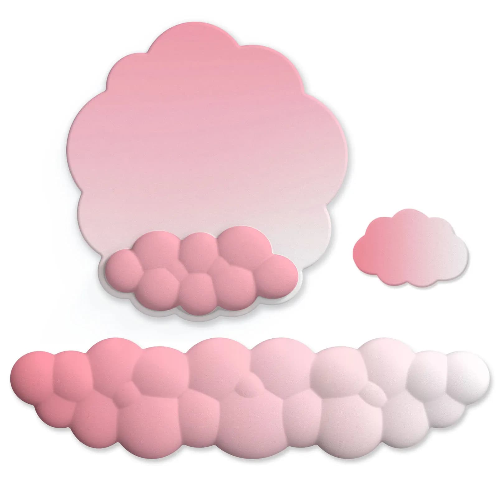 Poggiapolsi per tastiera Tappetino per mouse Supporto per poggiapolsi Poggiabraccio ergonomico Tappetini per mouse cloud e supporto per poggia tastiera per ufficio