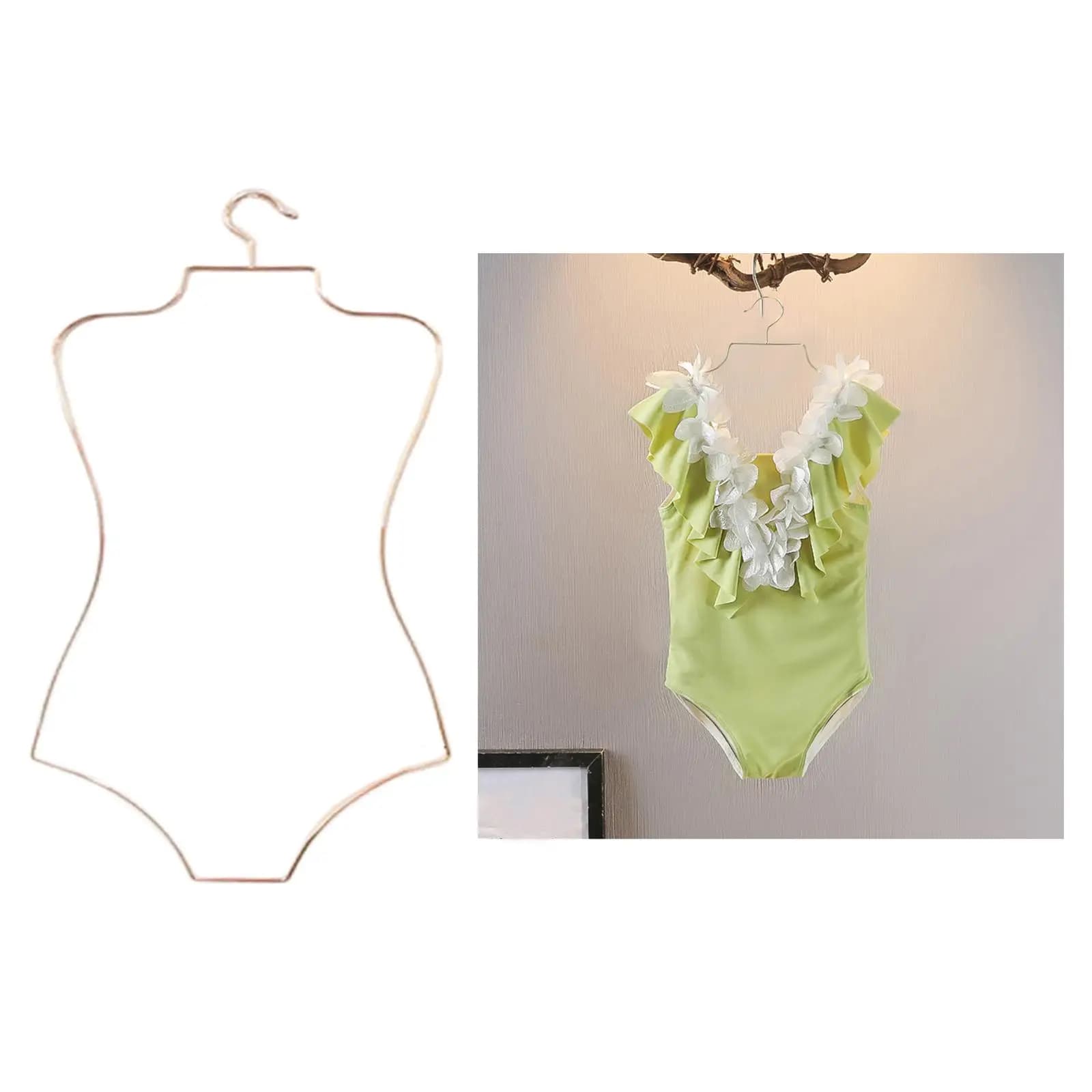 Metal Wire Body Shaped Swimwear Dresses for Boys and Girls For Wardrobe