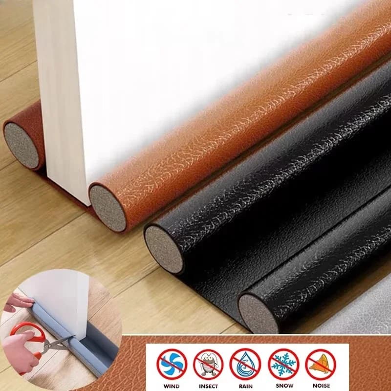 Striscia sigillante antivento per fondo porta, blocco acustico in schiuma per casa, blocco antifreddo, striscia sigillante per intemperie