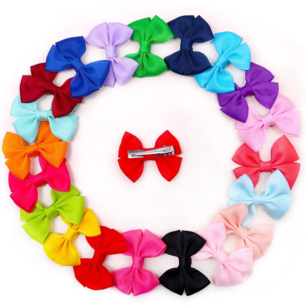 2PCS Solido Archi Del Cane Fermagli Per Capelli Del Cane Animale Domestico Bowknot Doggly Prodotti Per La Toelettatura Dei Capelli Per Cuccioli Gattino Cane Barrette Per Capelli Accessori Per Animali Domestici