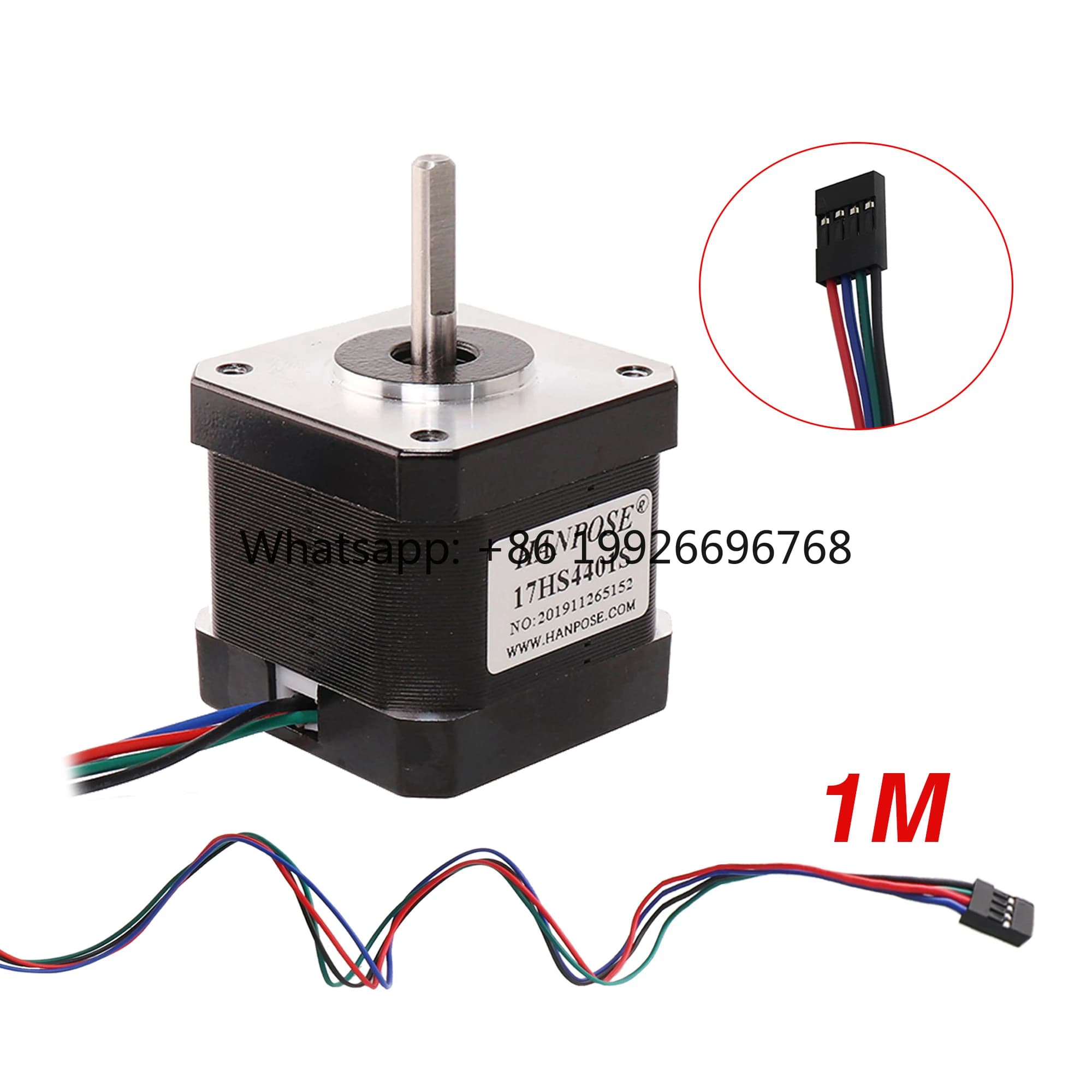 42 Stepper Motor Nema17 1.5A 40N.CM Motor Direct Lead 17HS4401S-1MD CNC Milling Machine for 3D Printer Stepper Motor 12V