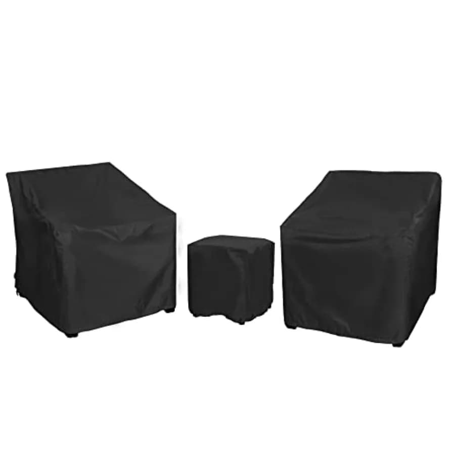 Coperture per Mobili da Giardino, Copertura Impermeabile per Set di Mobili da Esterno, Coperture per Divano da Patio a 3 Pezzi